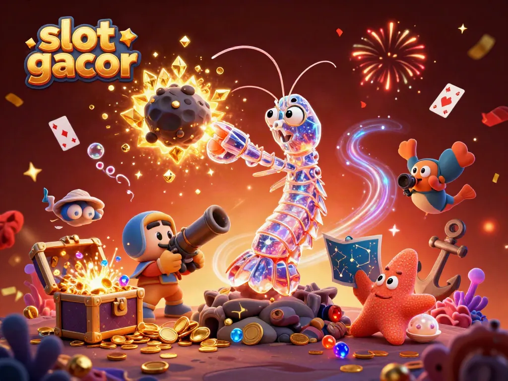 Experience the thrill of slot gacor with vibrant underwater scenes filled with treasures and thrilling action.