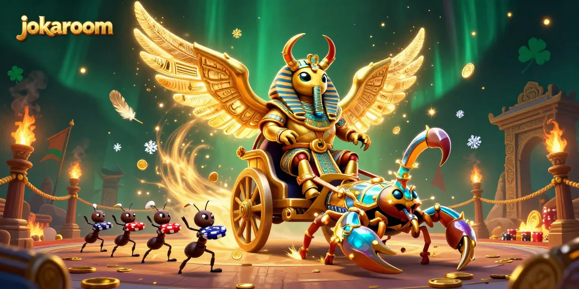 Experience high-stakes thrills at jokaroom's casino with epic battles and dazzling treasures.