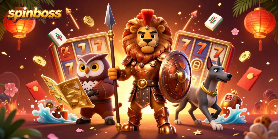 Engage with spinboss gameplay featuring a dynamic casino scene and rich character interactions.